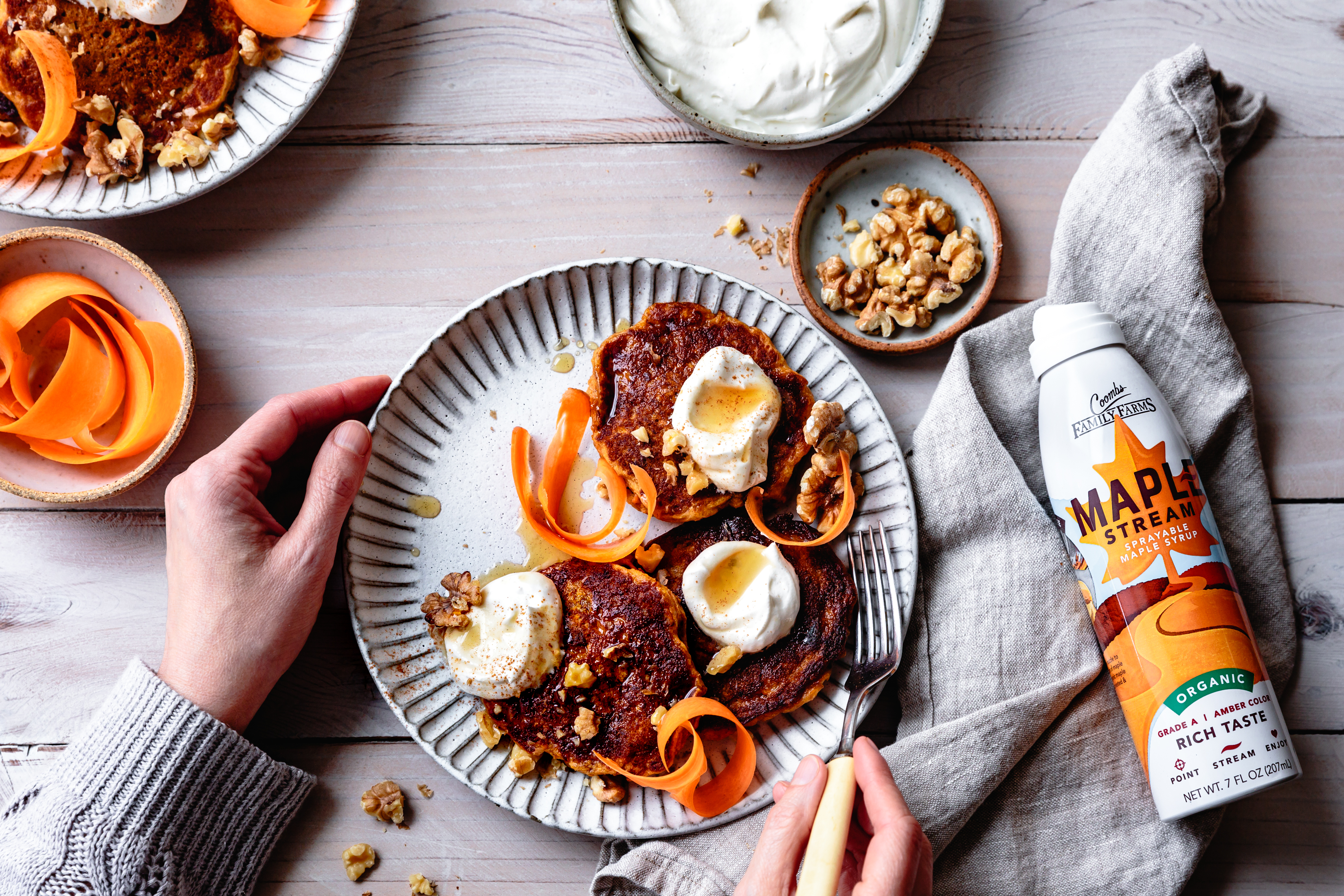 Carrot Cake Pancakes | Just A Pinch Recipes